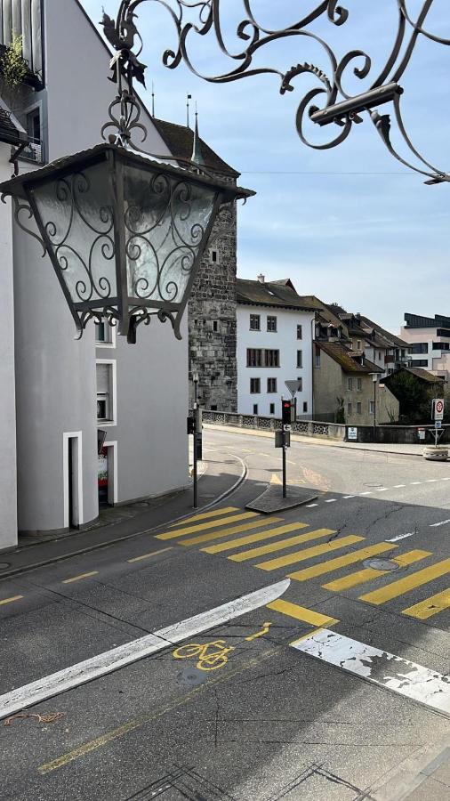 Blick Auf Schwarzen Turm - Freihofapartments Brugg  Exteriör bild