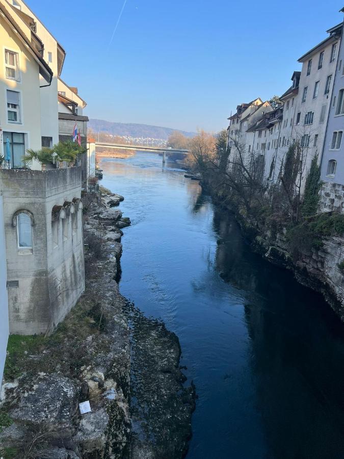 Blick Auf Schwarzen Turm - Freihofapartments Brugg  Exteriör bild